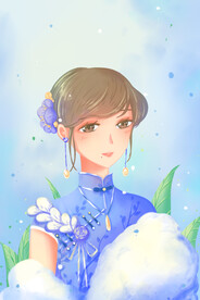 复古民国旗袍女装图片 