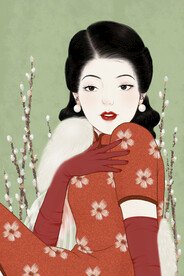  复古民国旗袍女装图片 