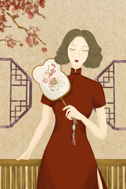  复古民国旗袍女装图片 