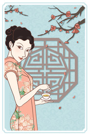 复古民国旗袍女装图片 