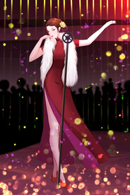  复古民国旗袍女装图片 