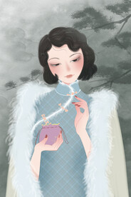 复古民国旗袍女装图片 