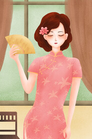  复古民国旗袍女装图片 