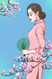  复古民国旗袍女装图片 