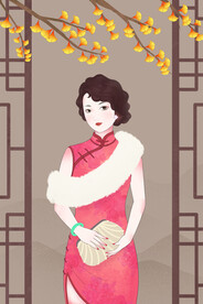 复古民国旗袍女装图片 