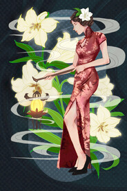 复古民国旗袍女装图片 