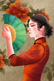 复古民国旗袍女装图片 