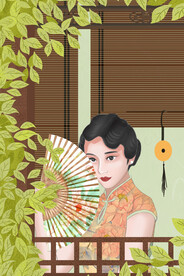 复古民国旗袍女装图片 