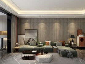 沙发背景效果图