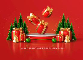 新年圣诞节喜庆节日素材