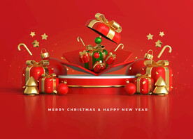 新年圣诞节喜庆节日素材