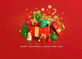 新年圣诞节喜庆节日素材