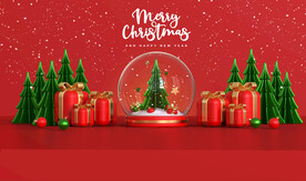 新年圣诞节喜庆节日素材