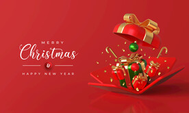 新年圣诞节喜庆节日素材