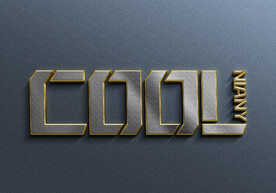 高级PSD金色银色工艺特效样机