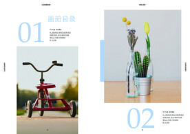 日系写真画册相册留着夏的记忆