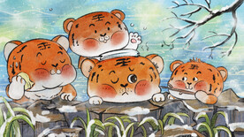 虎年国潮海报图片