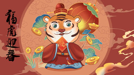 虎年国潮海报图片