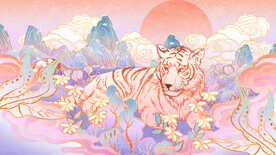 虎年国潮海报图片