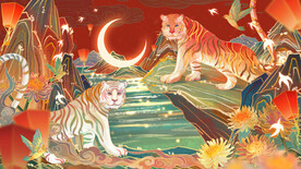  虎年国潮海报图片