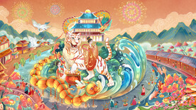 虎年国潮海报图片