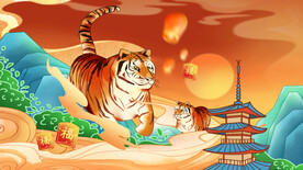 虎年国潮海报图片