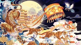 虎年国潮海报图片