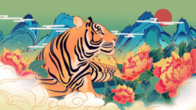 虎年国潮海报图片