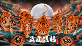 虎年国潮海报图片