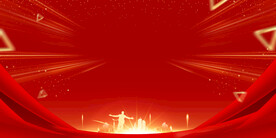 红色背景