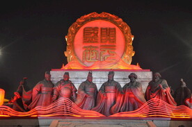 大唐不夜城之开元盛世雕塑