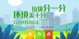 垃圾分类展板