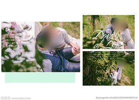 海报婚纱爱情时光