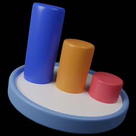 卡通柱状图表格