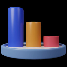 卡通柱状图表格