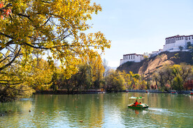 西藏拉萨宗角禄康公园龙王宫