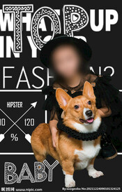 儿童写真相册字体文字排版杂志风