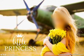 儿童写真相册字体文字排版杂志风