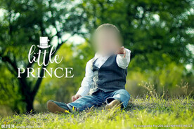 儿童写真相册字体文字排版杂志风