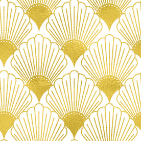 金色抽象线条图案奢华大气