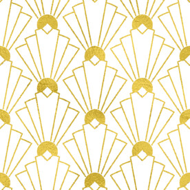 金色抽象线条图案奢华大气