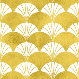 金色抽象线条图案奢华大气