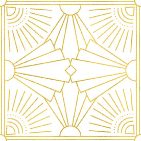 金色抽象线条图案奢华大气