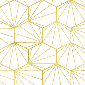 金色抽象线条图案奢华大气