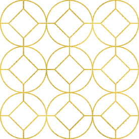 金色抽象线条图案奢华大气