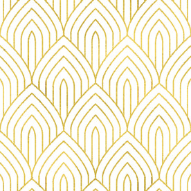 金色抽象线条图案奢华大气