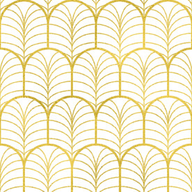 金色抽象线条图案奢华大气