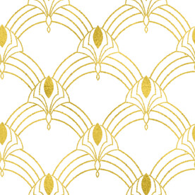 金色抽象线条图案奢华大气