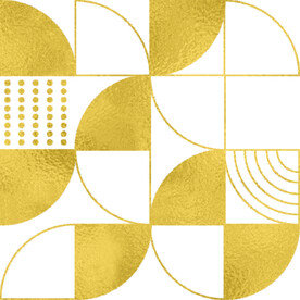 金色抽象线条图案奢华大气