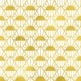 金色抽象线条图案奢华大气